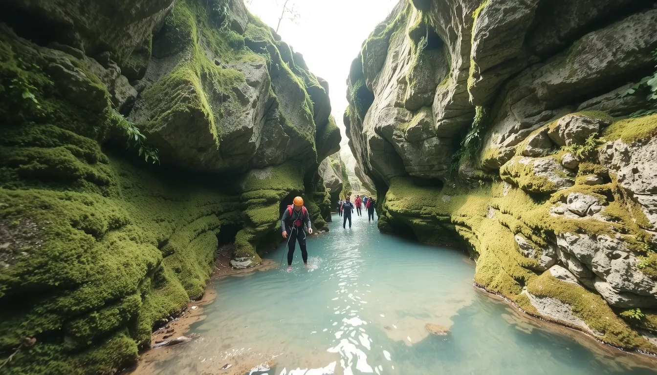 canyoning dans le jura