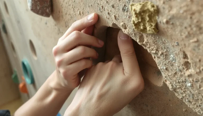 La prise arquée en escalade : définition, technique et entraînement