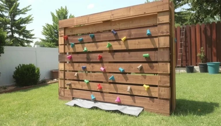 Construire un mur d&rsquo;escalade en palettes pour enfants : guide DIY complet