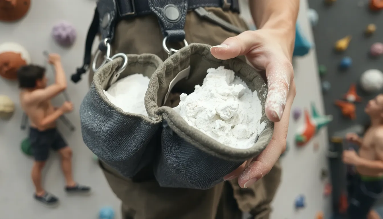 poudre blanche escalade