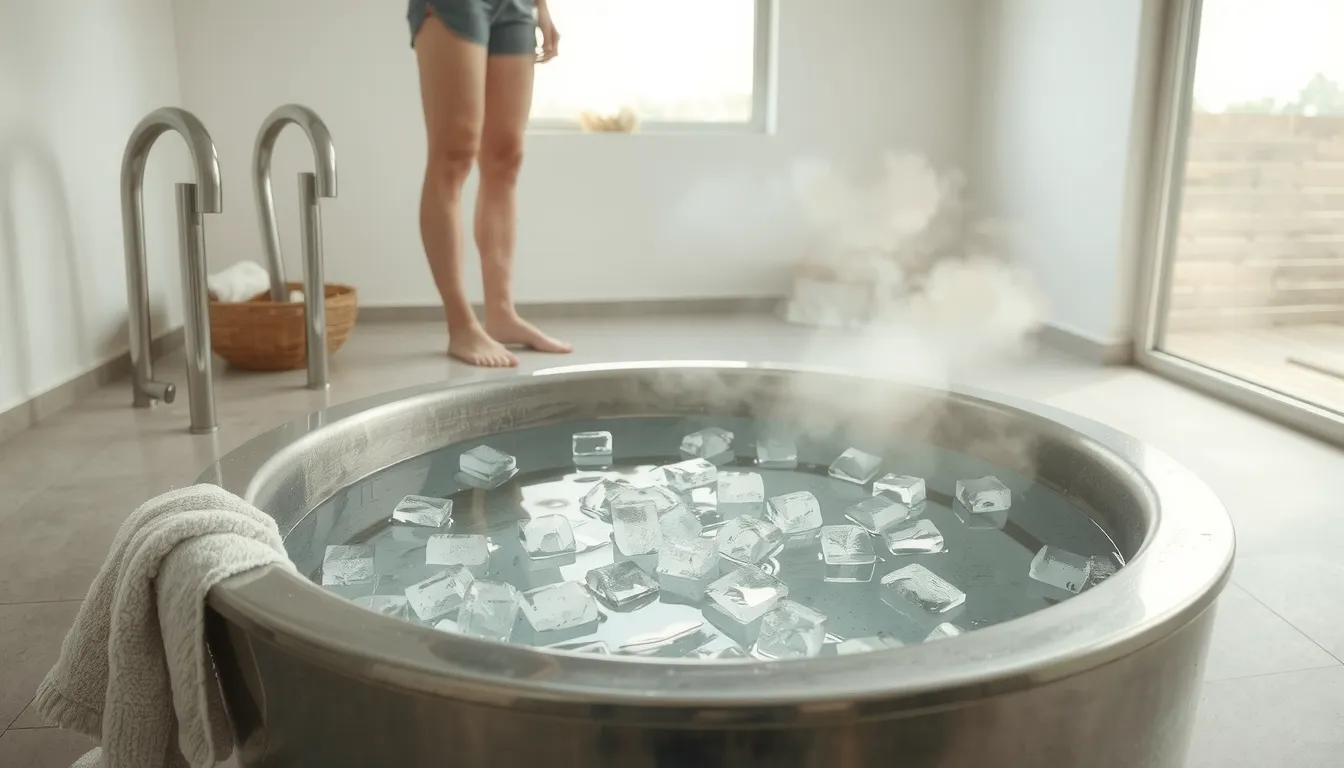 bain cryothérapie température