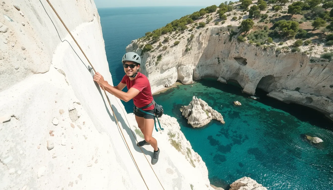 Escalade dans les Calanques