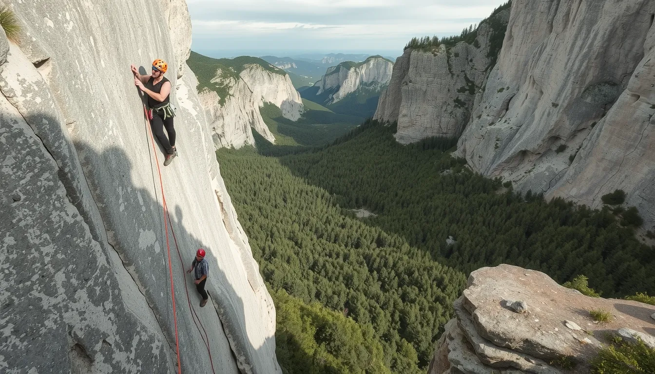 Escalade dans le Vercors