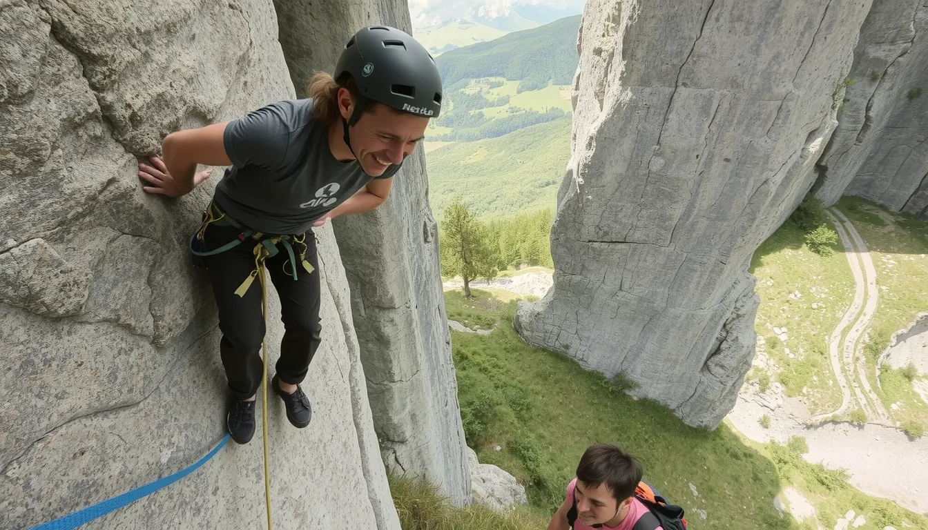grande falaise de troubat