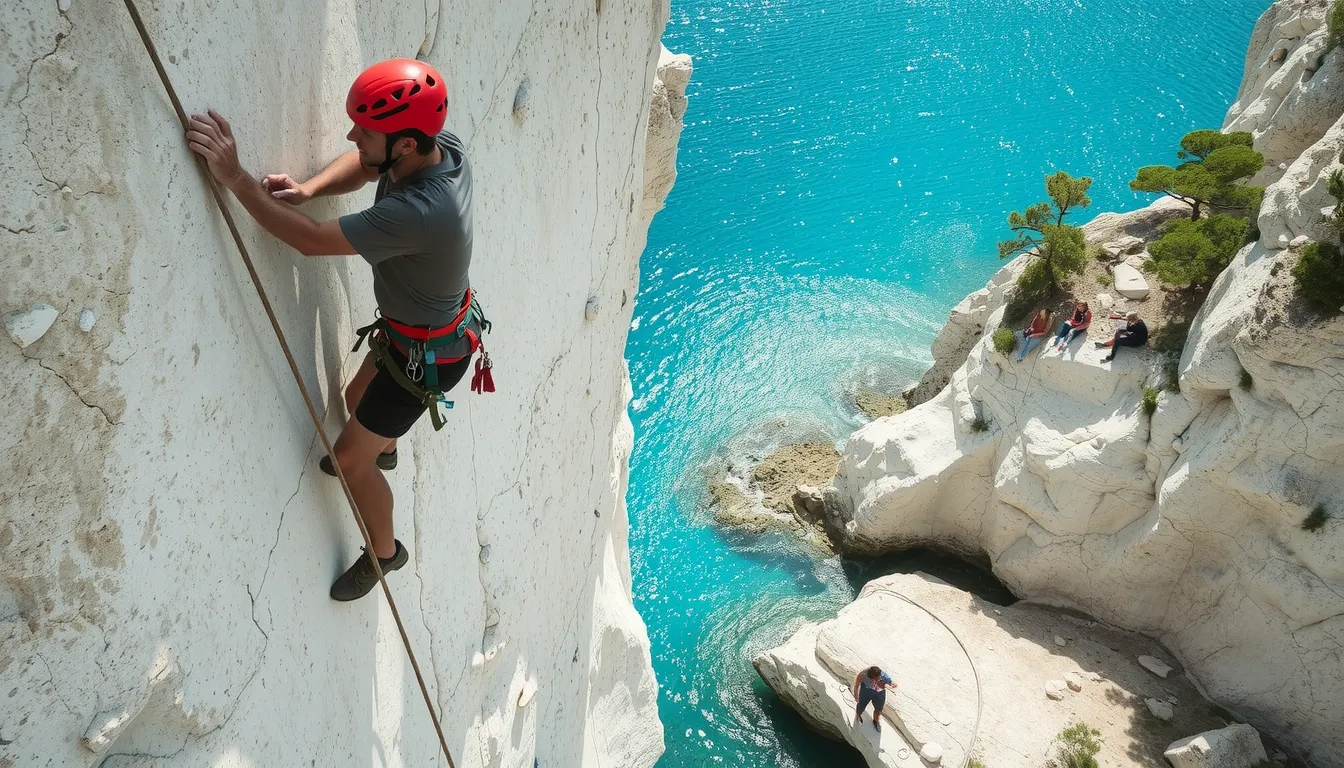 stage escalade calanques